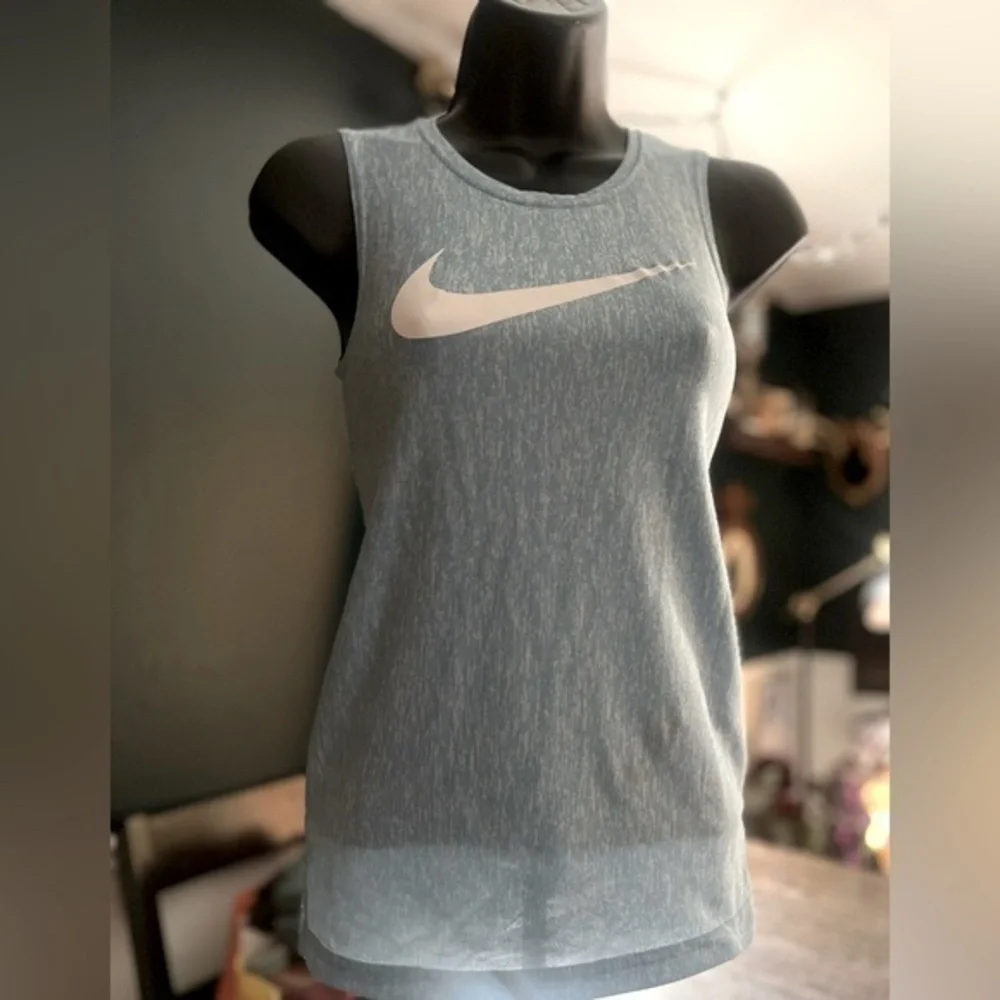 Nike light blue Dri-fit tank, size Medium